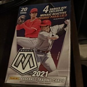 Panini Mosaic Baseball Trading Cards - Red and Purple